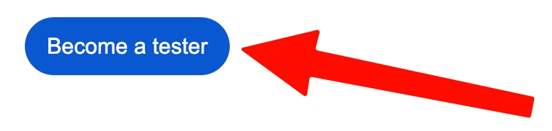 The Become a tester button on the Google Play testing page